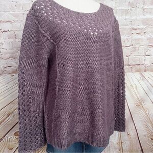 Silver Jeans chunky knit crochet sweater